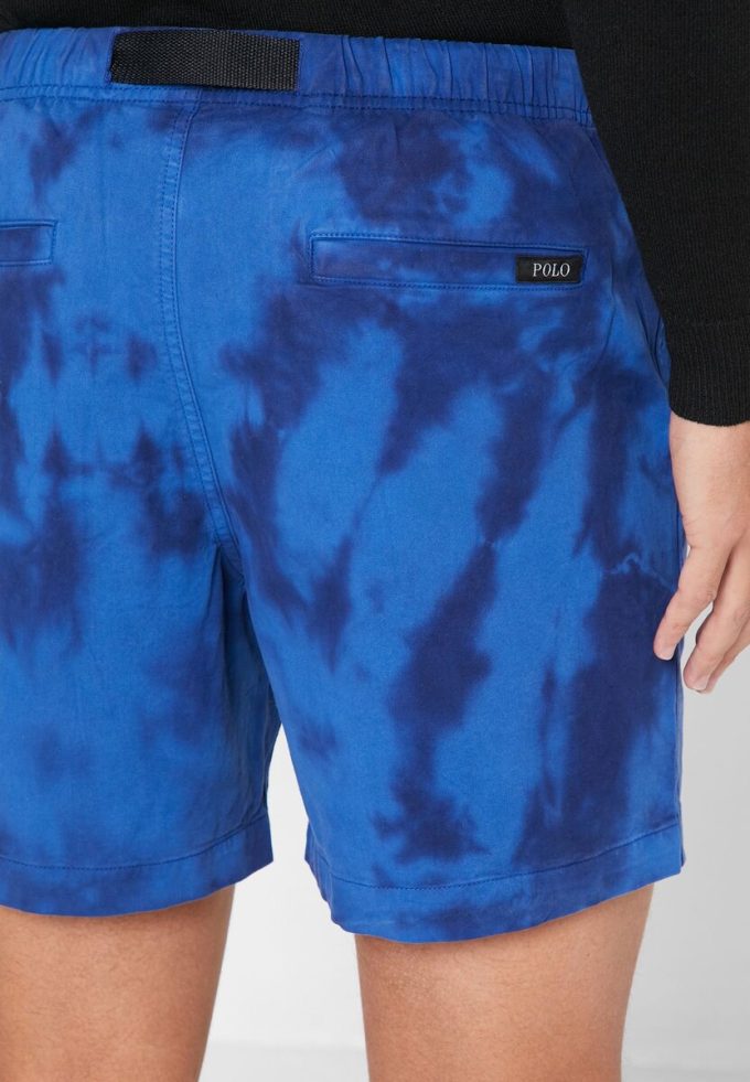 Siniset miesten Ralph Lauren Tie Dye Cargo -shortsit Siniset miesten Ralph Lauren Tie Dye Cargo -shortsit