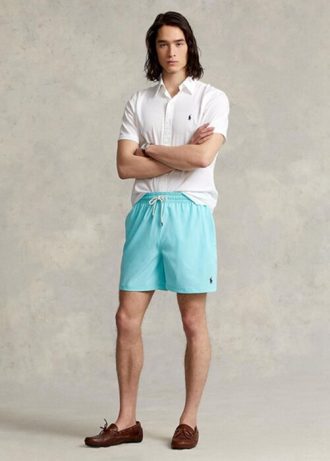 Siniset miesten Ralph Lauren Traveler -uimahousut