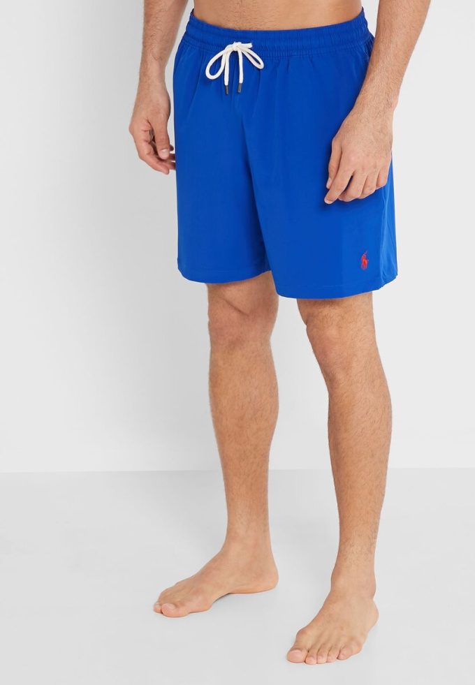 Siniset miesten Ralph Laurenin kiristysshortsit Siniset miesten Ralph Laurenin kiristysshortsit