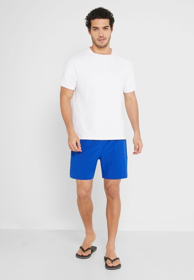 Siniset miesten Ralph Laurenin kiristysshortsit Siniset miesten Ralph Laurenin kiristysshortsit