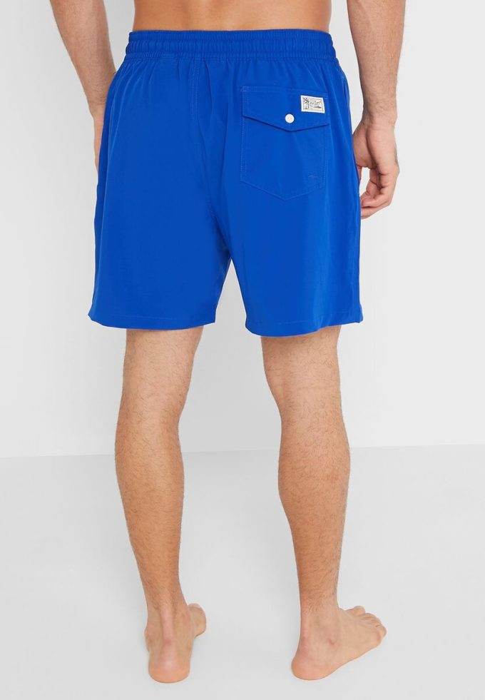 Siniset miesten Ralph Laurenin kiristysshortsit Siniset miesten Ralph Laurenin kiristysshortsit