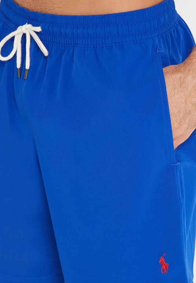 Siniset miesten Ralph Laurenin kiristysshortsit Siniset miesten Ralph Laurenin kiristysshortsit