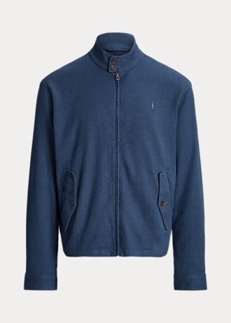 Siniset miesten Ralph Laurenin pellavasekoitetut kalanruototakit Siniset miesten Ralph Laurenin pellavasekoitetut kalanruototakit