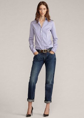 Siniset naisten Ralph Lauren 320 Boyfriend-farkut