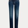 Siniset naisten Ralph Lauren 320 Boyfriend-farkut Siniset naisten Ralph Lauren 320 Boyfriend-farkut