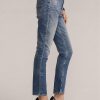 Siniset naisten Ralph Lauren 861 korkeat, kapeat farkut Siniset naisten Ralph Lauren 861 korkeat, kapeat farkut