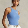 Siniset naisten Ralph Lauren Cashmere Tankit Siniset naisten Ralph Lauren Cashmere Tankit