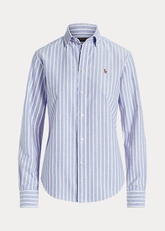 Siniset naisten Ralph Lauren Classic Fit Oxford paidat