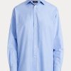 Siniset naisten Ralph Lauren Cotton High-Low paidat