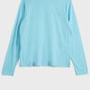 Siniset naisten Ralph Lauren Crew Neck T-paidat Siniset naisten Ralph Lauren Crew Neck T-paidat