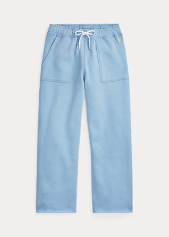Siniset naisten Ralph Lauren Cutoff-helma fleece-swetarihousut