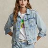 Siniset naisten Ralph Lauren -farkkutakit