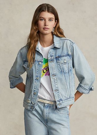 Siniset naisten Ralph Lauren -farkkutakit