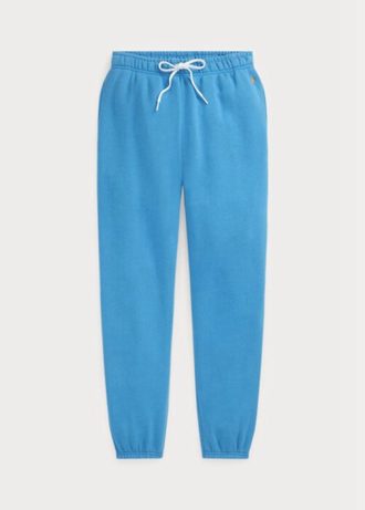 Siniset naisten Ralph Lauren Fleece Athletics -housut Siniset naisten Ralph Lauren Fleece Athletics -housut