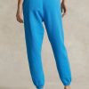 Siniset naisten Ralph Lauren Fleece Athletics -housut Siniset naisten Ralph Lauren Fleece Athletics -housut