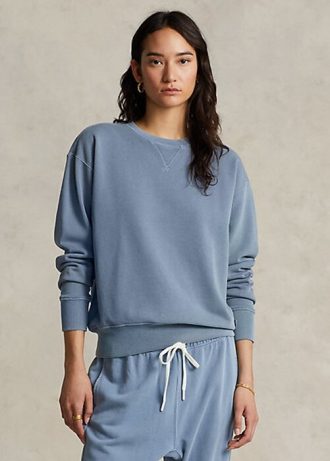 Siniset naisten Ralph Lauren luomupuuvillaiset neulepuserot Siniset naisten Ralph Lauren luomupuuvillaiset neulepuserot