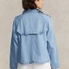 Siniset naisten Ralph Lauren Oversize Boxy Fit -farkkutakit Siniset naisten Ralph Lauren Oversize Boxy Fit -farkkutakit