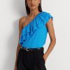 Siniset naisten Ralph Lauren -paitapuserot Siniset naisten Ralph Lauren -paitapuserot