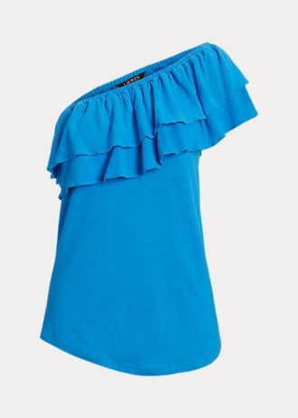 Siniset naisten Ralph Lauren -paitapuserot Siniset naisten Ralph Lauren -paitapuserot