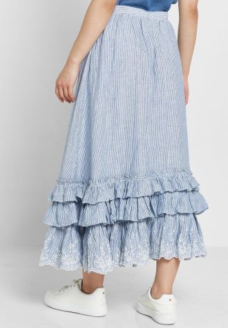Siniset naisten Ralph Lauren röyhelöt korkeavyötäröiset hameet