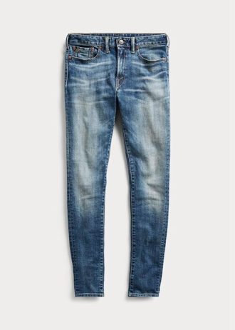 Siniset naisten Ralph Lauren Skinny Stretch -farkut