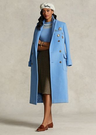 Siniset naisten Ralph Lauren Spelman Collection -poolotakit Siniset naisten Ralph Lauren Spelman Collection -poolotakit