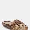 Snake naisten Ralph Lauren Brynn kohokuvioitu nahka & amp; Haircalf Driver -tasaiset kengät Snake naisten Ralph Lauren Brynn kohokuvioitu nahka & amp; Haircalf Driver -tasaiset kengät