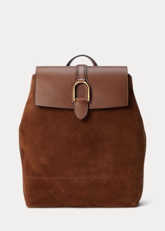 Suklaa Miesten Ralph Lauren Welington Calf-Suede -reput
