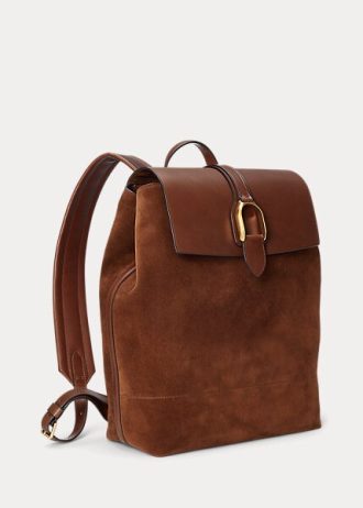 Suklaa Miesten Ralph Lauren Welington Calf-Suede -reput