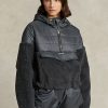 Tummanharmaa naisten Ralph Lauren High-Pile & Ripstop Hybrid -puserotakit