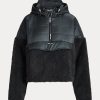 Tummanharmaa naisten Ralph Lauren High-Pile & Ripstop Hybrid -puserotakit