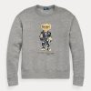 Tummanharmaat naisten Ralph Lauren Polo Bear Fleece Crewneck collegepaidat Tummanharmaat naisten Ralph Lauren Polo Bear Fleece Crewneck collegepaidat