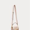 Vaaleanpunainen/vanilja naisten Ralph Lauren Nappa -nahkaiset pienet Tayler Crossbody -laukut Vaaleanpunainen/vanilja naisten Ralph Lauren Nappa -nahkaiset pienet Tayler Crossbody -laukut