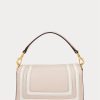 Vaaleanpunainen/vanilja naisten Ralph Lauren Nappa -nahkaiset pienet Tayler Crossbody -laukut Vaaleanpunainen/vanilja naisten Ralph Lauren Nappa -nahkaiset pienet Tayler Crossbody -laukut