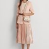 Vaaleanpunainen/vanilja naisten Ralph Lauren Nappa -nahkaiset pienet Tayler Crossbody -laukut Vaaleanpunainen/vanilja naisten Ralph Lauren Nappa -nahkaiset pienet Tayler Crossbody -laukut