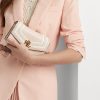 Vaaleanpunainen/vanilja naisten Ralph Lauren Nappa -nahkaiset pienet Tayler Crossbody -laukut Vaaleanpunainen/vanilja naisten Ralph Lauren Nappa -nahkaiset pienet Tayler Crossbody -laukut