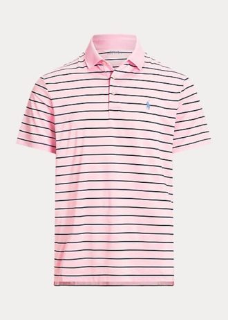Vaaleanpunaiset miesten Ralph Lauren Classic Fit Performance poolopaidat