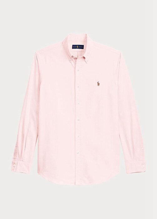 Vaaleanpunaiset miesten Ralph Lauren Slim Fit Oxford paidat Vaaleanpunaiset miesten Ralph Lauren Slim Fit Oxford paidat