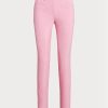 Vaaleanpunaiset naisten Ralph Lauren GolfStretch Athletic -housut