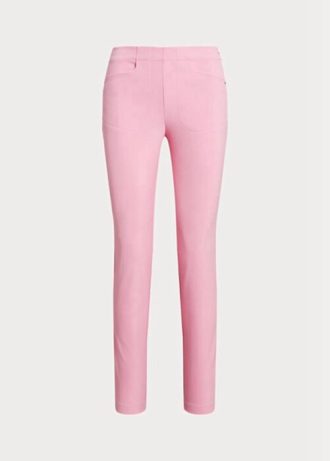 Vaaleanpunaiset naisten Ralph Lauren GolfStretch Athletic -housut