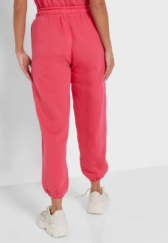 Vaaleanpunaiset naisten Ralph Lauren korkeavyötäröiset nilkkahousut