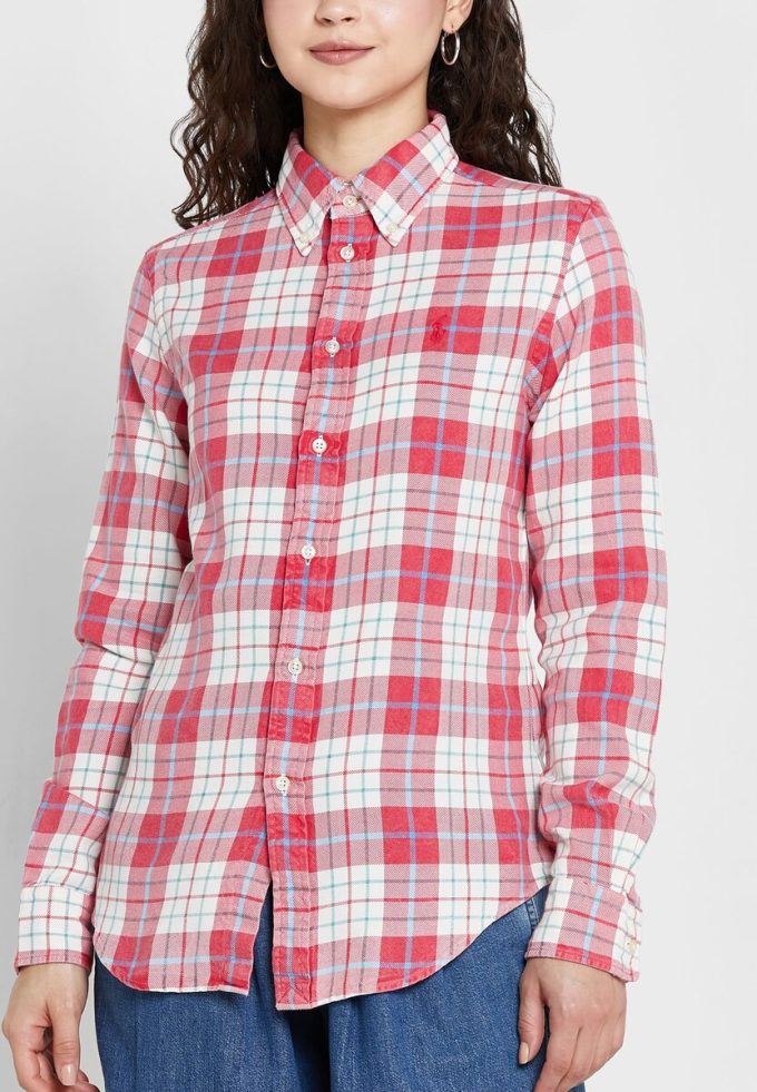 Vaaleanpunaiset naisten Ralph Lauren -paidat Vaaleanpunaiset naisten Ralph Lauren -paidat