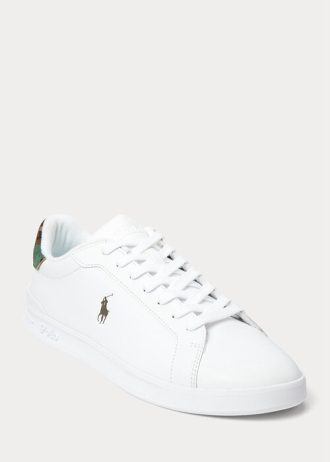Valkoinen / Camo Miesten Ralph Lauren Heritage Court II -lenkkarit Valkoinen / Camo Miesten Ralph Lauren Heritage Court II -lenkkarit