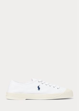 Valkoinen/laivastonsininen miesten Ralph Lauren Essence 100 Canvas -lenkkarit Valkoinen/laivastonsininen miesten Ralph Lauren Essence 100 Canvas -lenkkarit