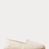 Valkoinen miesten Ralph Lauren Canvas Espadrille Valkoinen miesten Ralph Lauren Canvas Espadrille