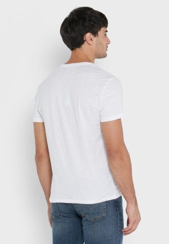 Valkoinen Miesten Ralph Lauren Chest Logo T-paidat