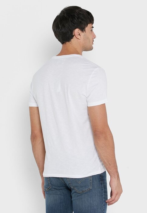 Valkoinen Miesten Ralph Lauren Chest Logo T-paidat Valkoinen Miesten Ralph Lauren Chest Logo T-paidat