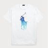 Valkoinen Miesten Ralph Lauren Classic Fit Big Pony Jersey T-paidat