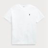 Valkoinen miesten Ralph Lauren Classic Fit Heavyweight Jersey T-paidat Valkoinen miesten Ralph Lauren Classic Fit Heavyweight Jersey T-paidat