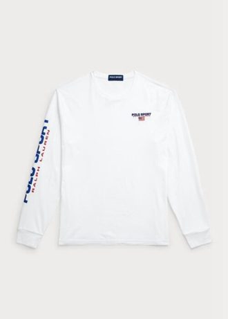 Valkoinen Miesten Ralph Lauren Classic Fit Polo Sport Jersey T-paidat